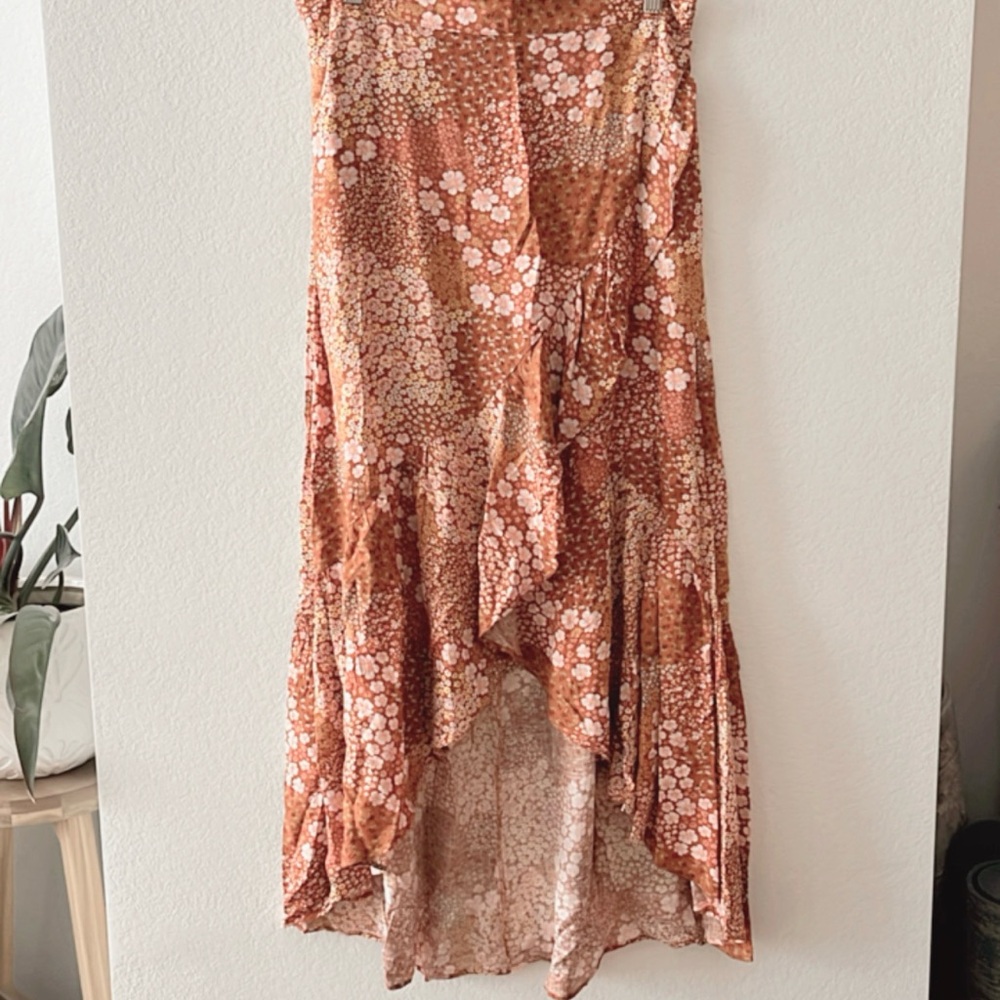 NWT Sonoma Floral Asymmetrical Hem Skirt